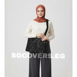 Black Marble Laptop Sleeve