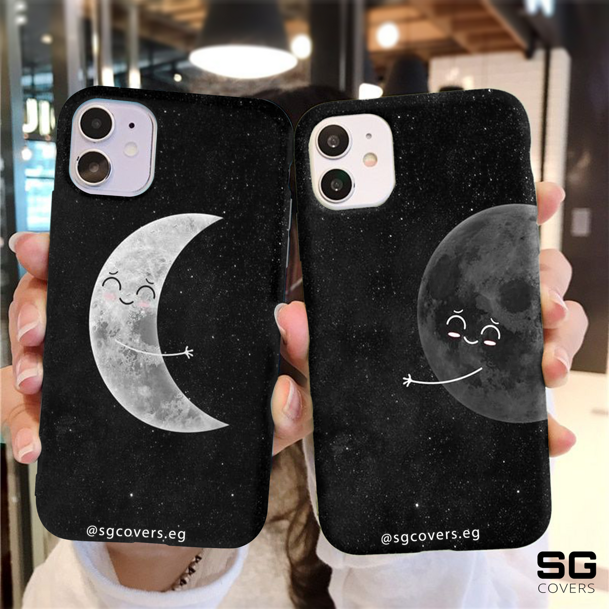 Back Covers Moon Phone Cover Phone Case Couple His And Her Moon