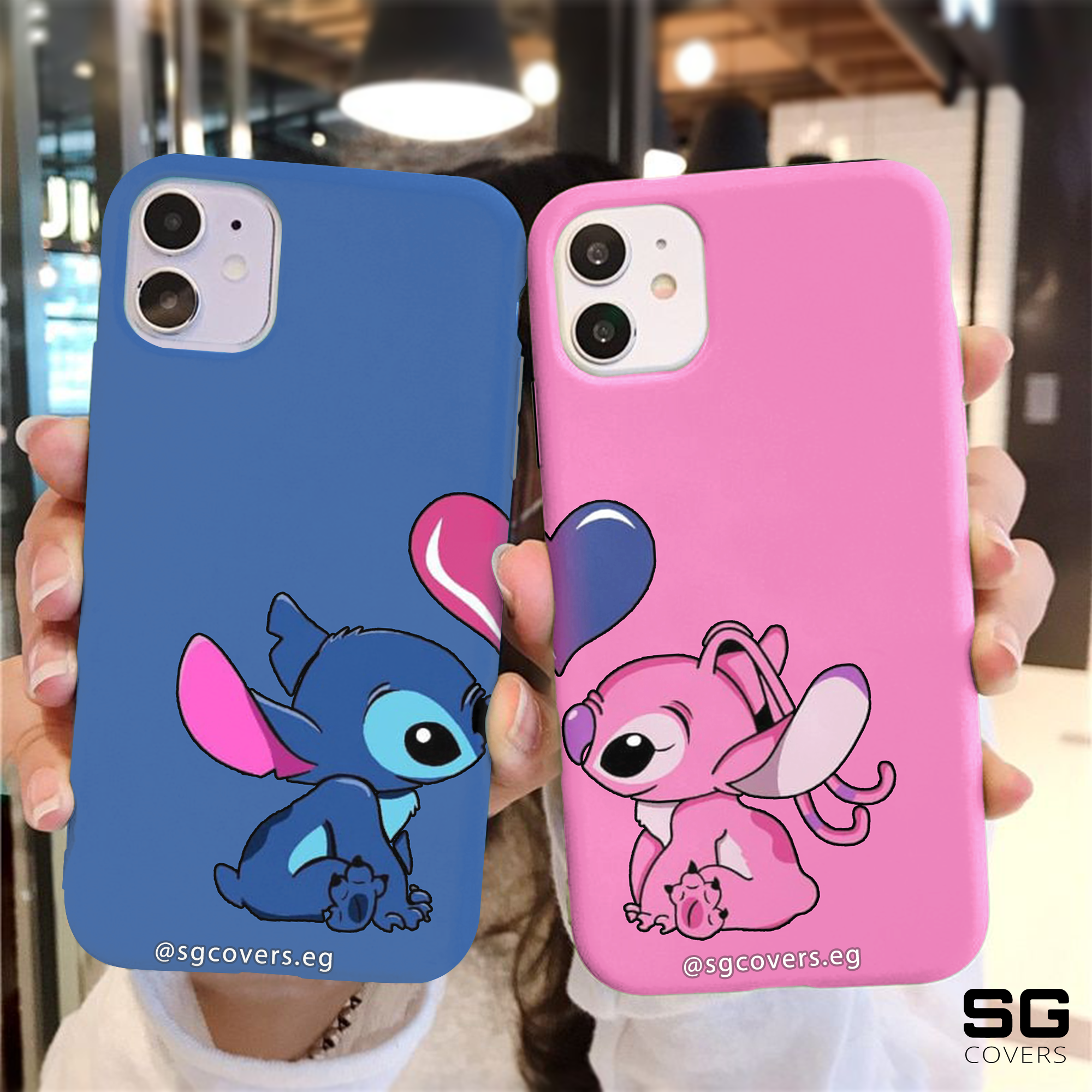 Stitch Couples Phone Cover