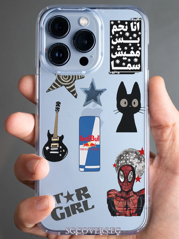 Trendy Transparent Phone Cover