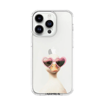 Cute Duck Transparent Phone Cover