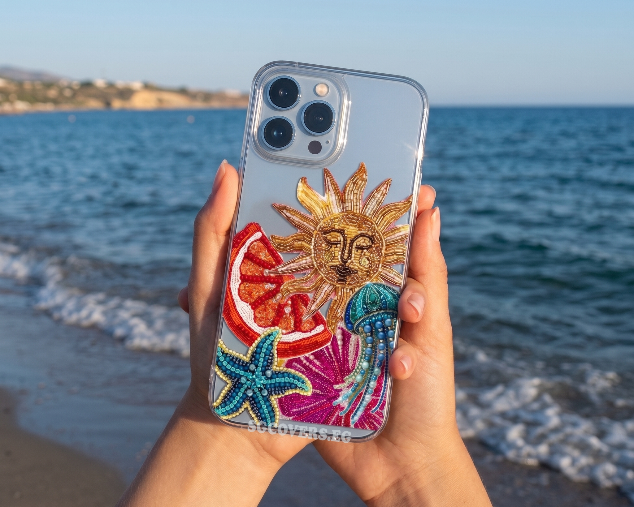 Summer Transparent Phone Cover