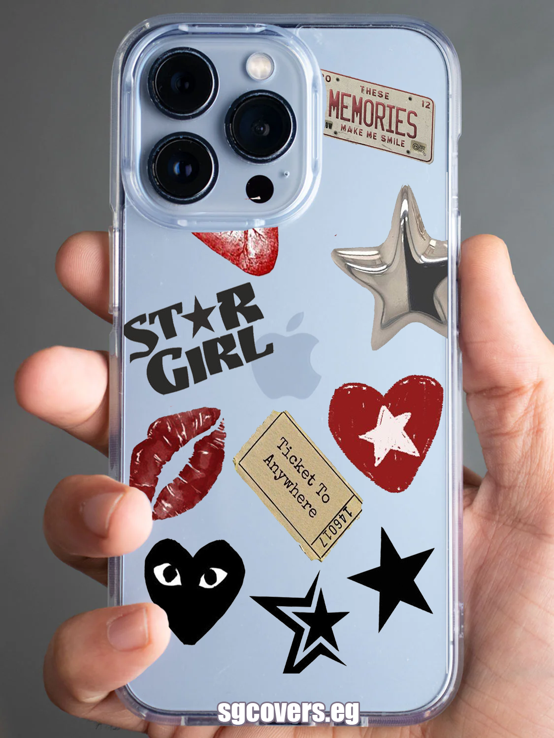 Trendy Transparent Phone Cover