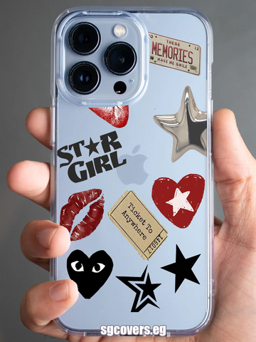 Trendy Transparent Phone Cover