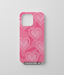 Pink Hearts Phone Cover