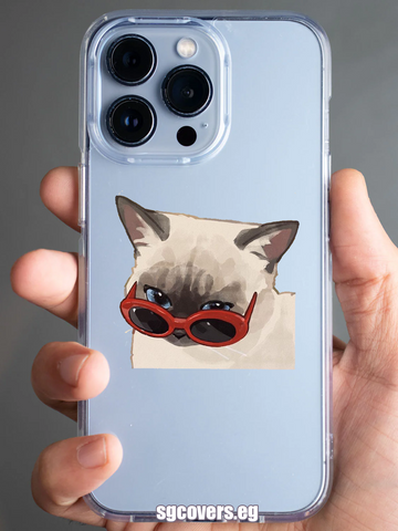 Cat Transparent Phone Cover