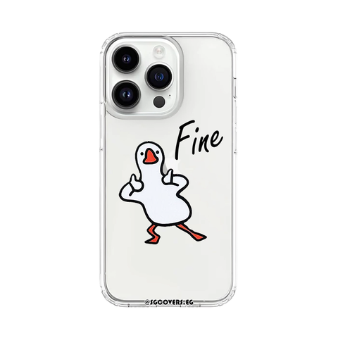 Fine Transparent Phone Cover