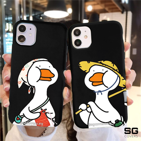 Cute Ducks Couples Phone Cover