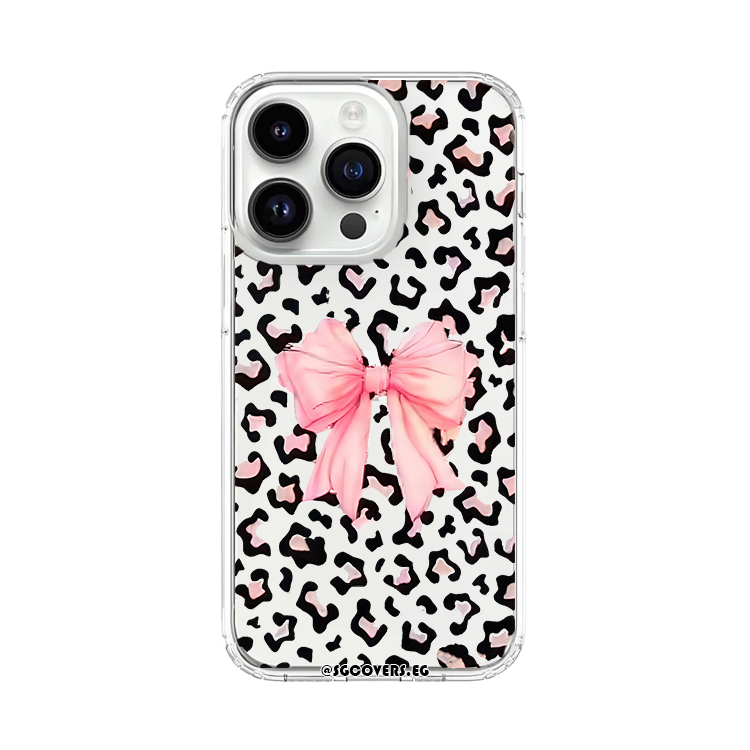 Bow Tiger Transparent Phone Cover