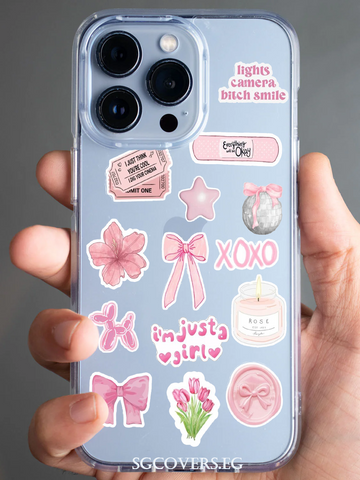 Pinky Transparent Phone Cover