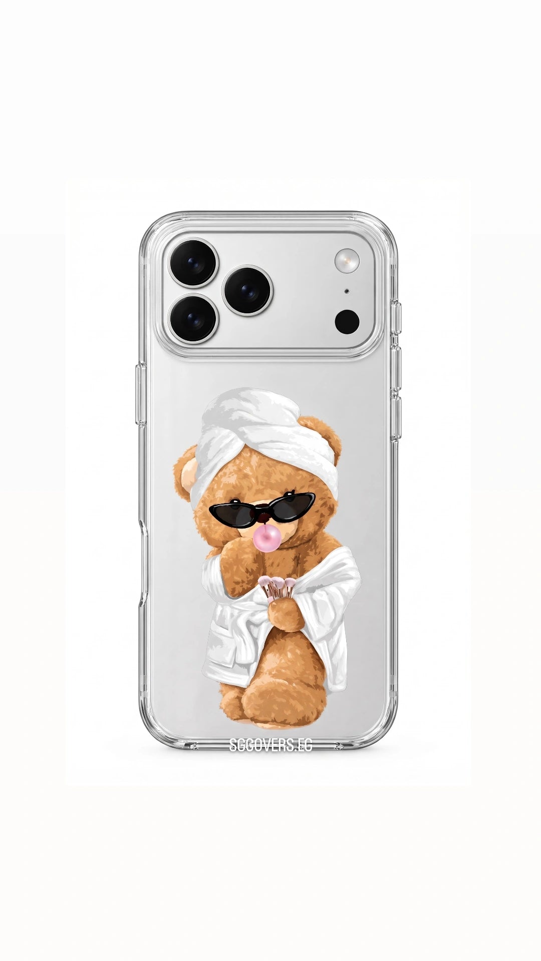Teddy Boss Transparent Phone Cover