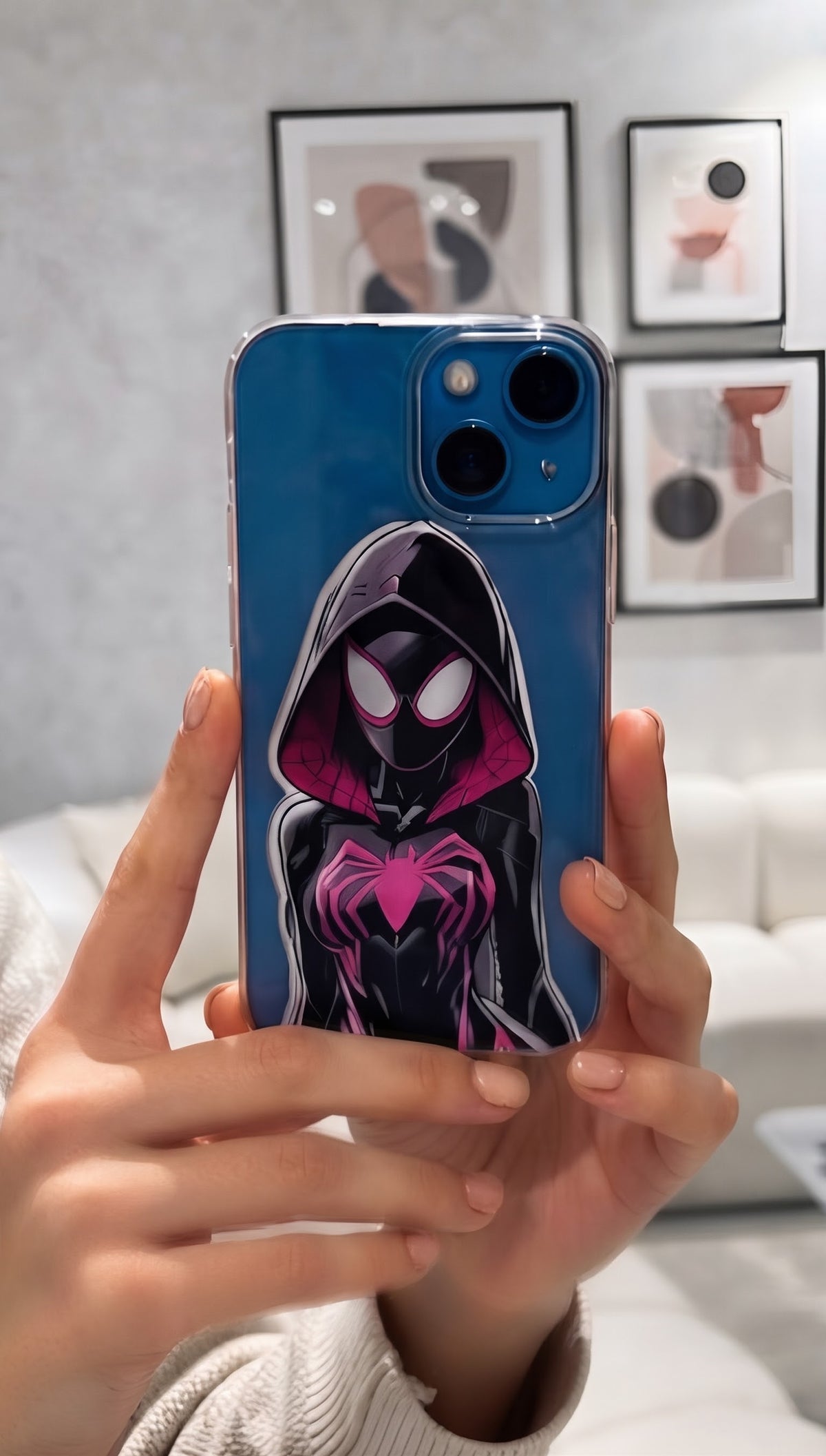 Spider-Girl Transparent Phone Cover
