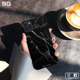 Black Marble Phone Cover