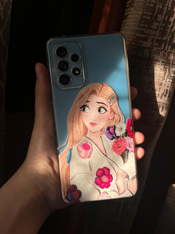 Princess Transparent Phone Cover