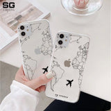 Travelling Transparent Phone Cover