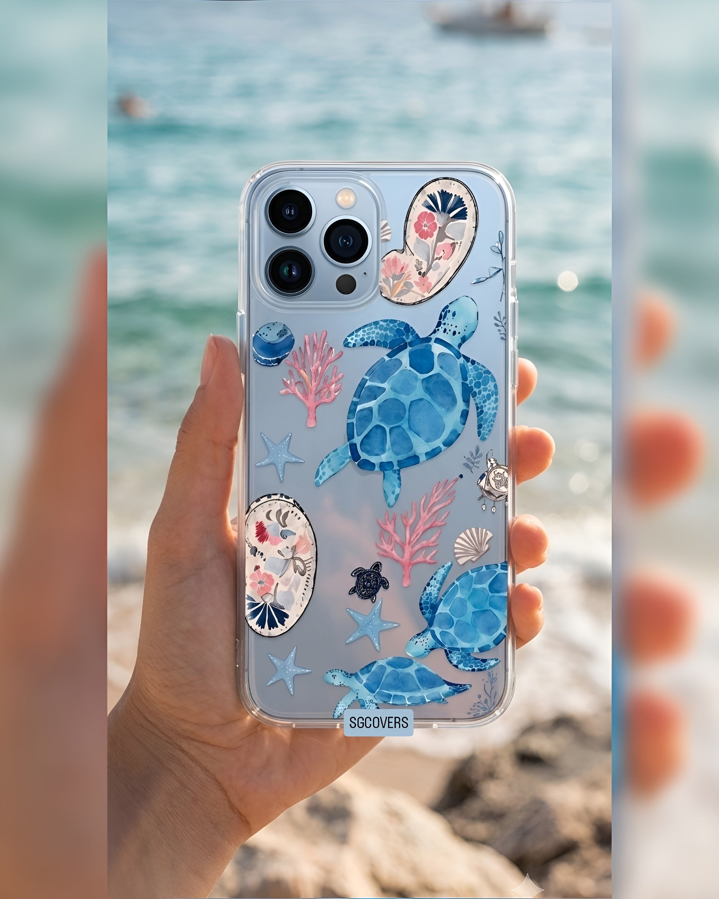 Summer Transparent Phone Cover