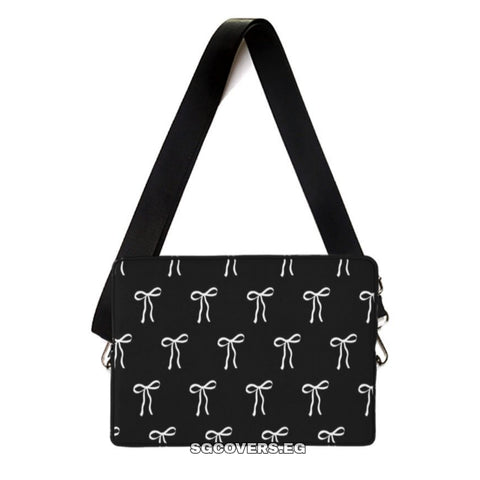 White Bows Laptop Sleeve