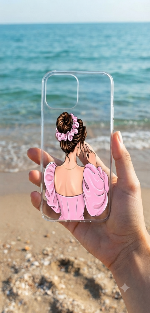 Princess Transparent Phone Cover
