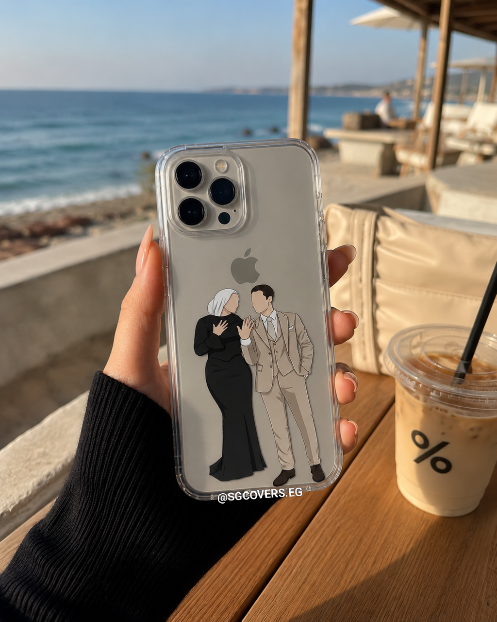 Customize Your Photo حمل صورتك… وهنحولها لنفس الستايل ونطبعها على جرابك بنوع موبايلك ✨