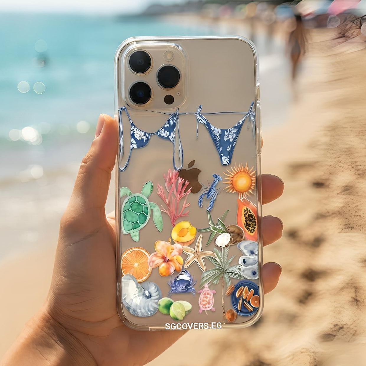 Summer Transparent Phone Cover