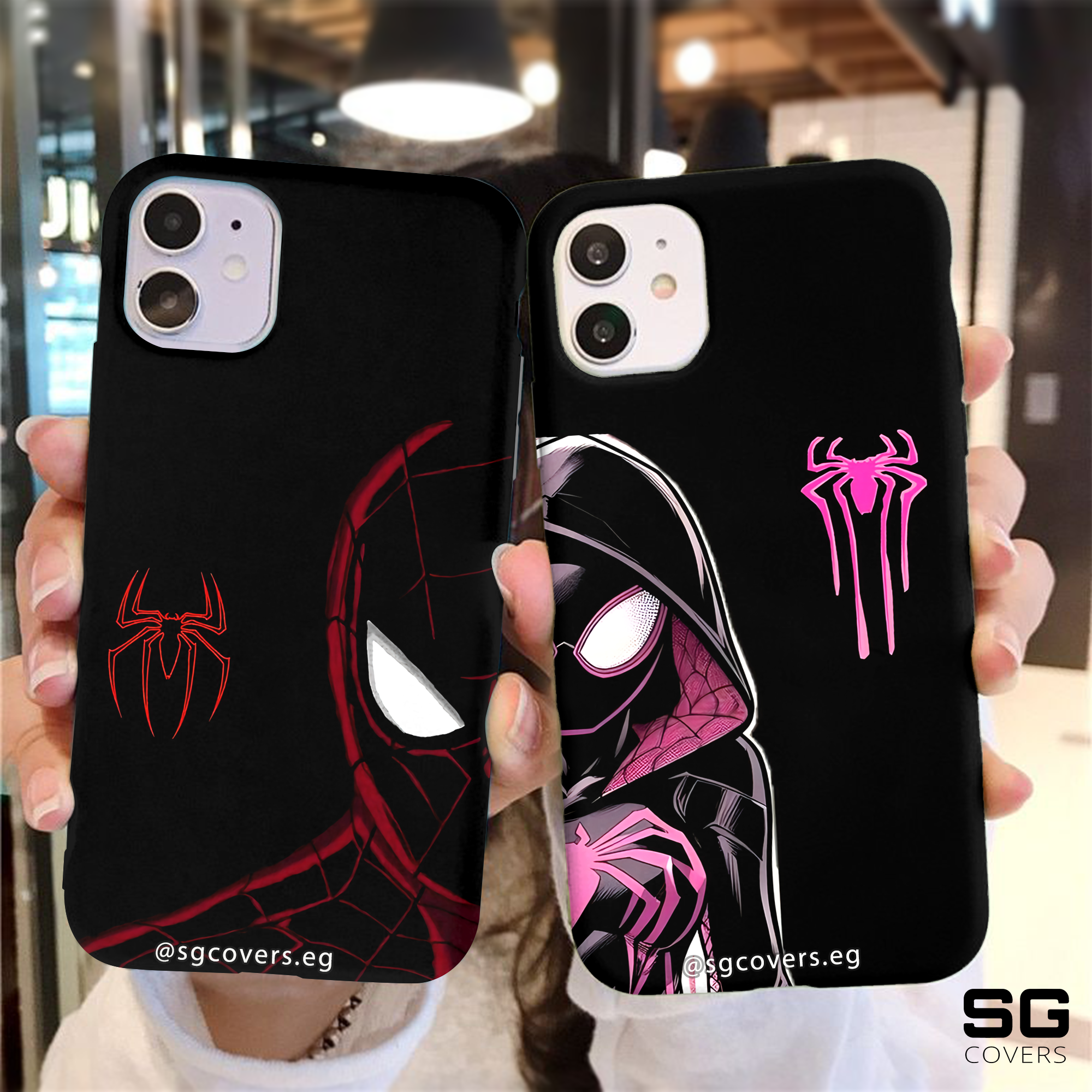 Trendy Spiderman Couples Phone Covers