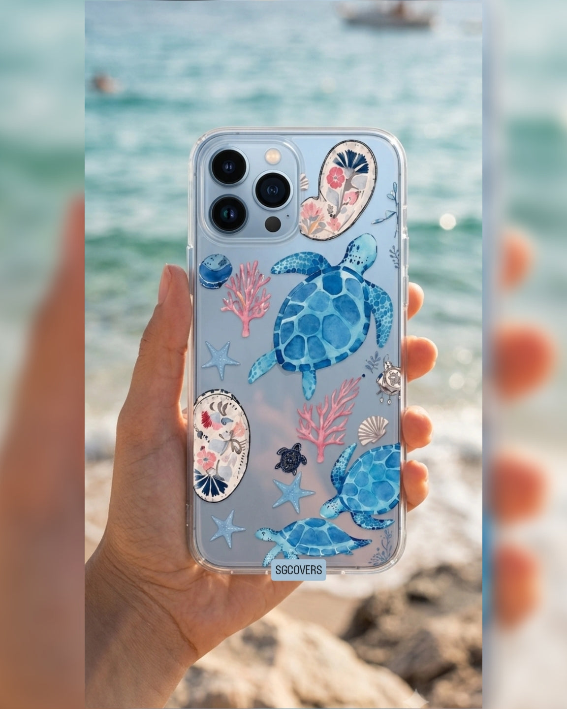 Summer Transparent Phone Cover