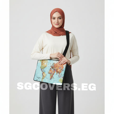 World Map Laptop Sleeve
