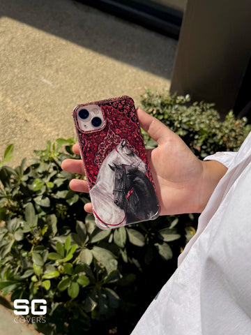 Horses Art Rugs Phone Cover