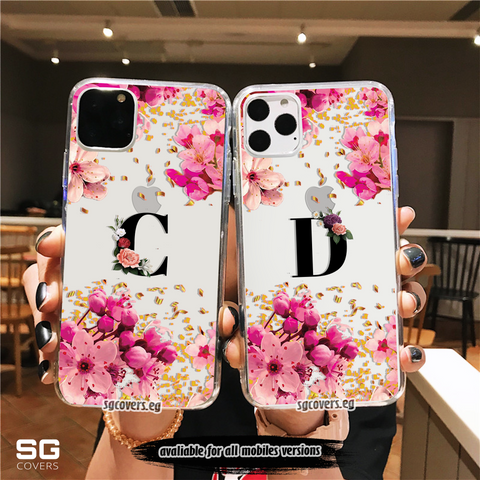 Floral Letters Phone Covers