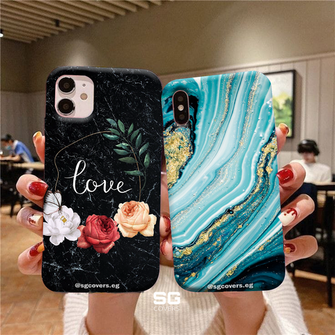 Floral & Marble Phone Covers