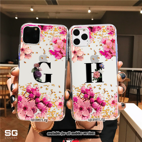 Floral Letters Phone Covers