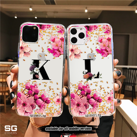 Floral Letters Phone Covers