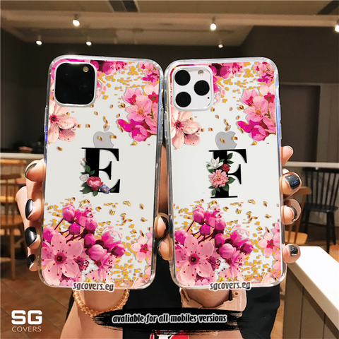 Floral Letters Phone Covers