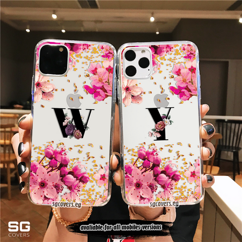 Floral Letters Phone Covers