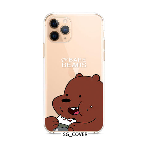 Bare bears Clear Phone Cover