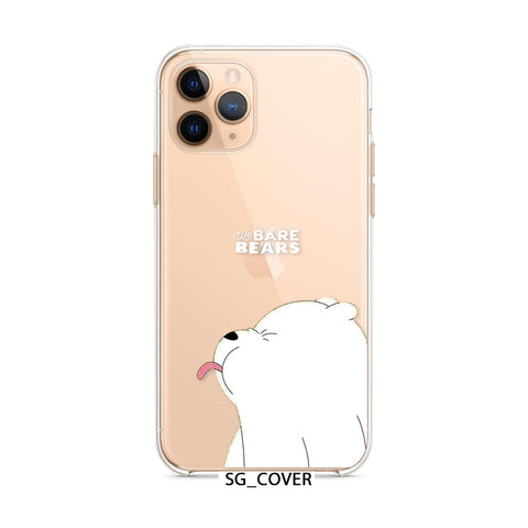 Bare Bears Clear Phone Cover