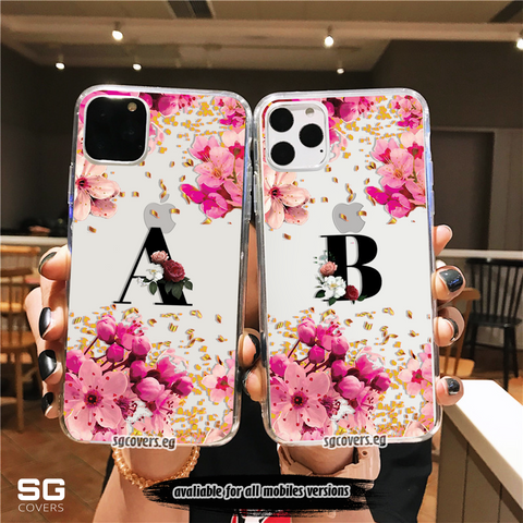 Floral Letters Phone Covers