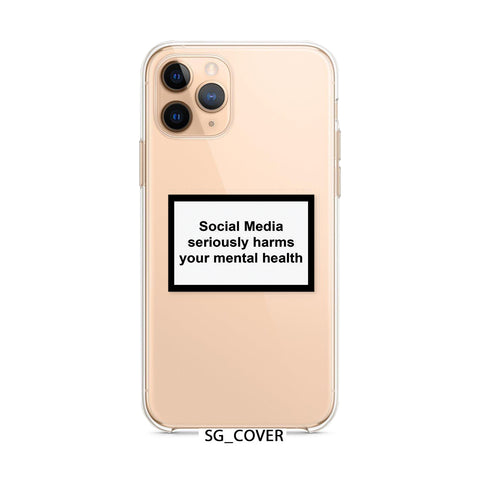 Social Media Clear Phone Cover