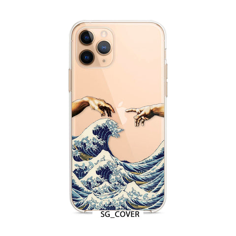 Waves Clear Phone Cover