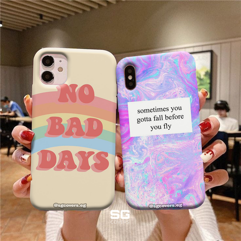 Motivation & No bad vibes Phone Covers