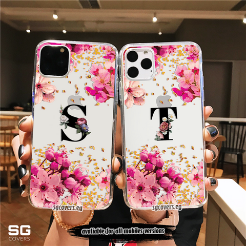 Floral Letters Phone Covers