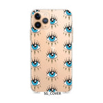 Evil Eyes Clear Phone Cover