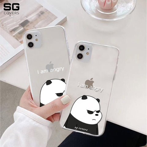 Bare Bears Clear Phone Cover