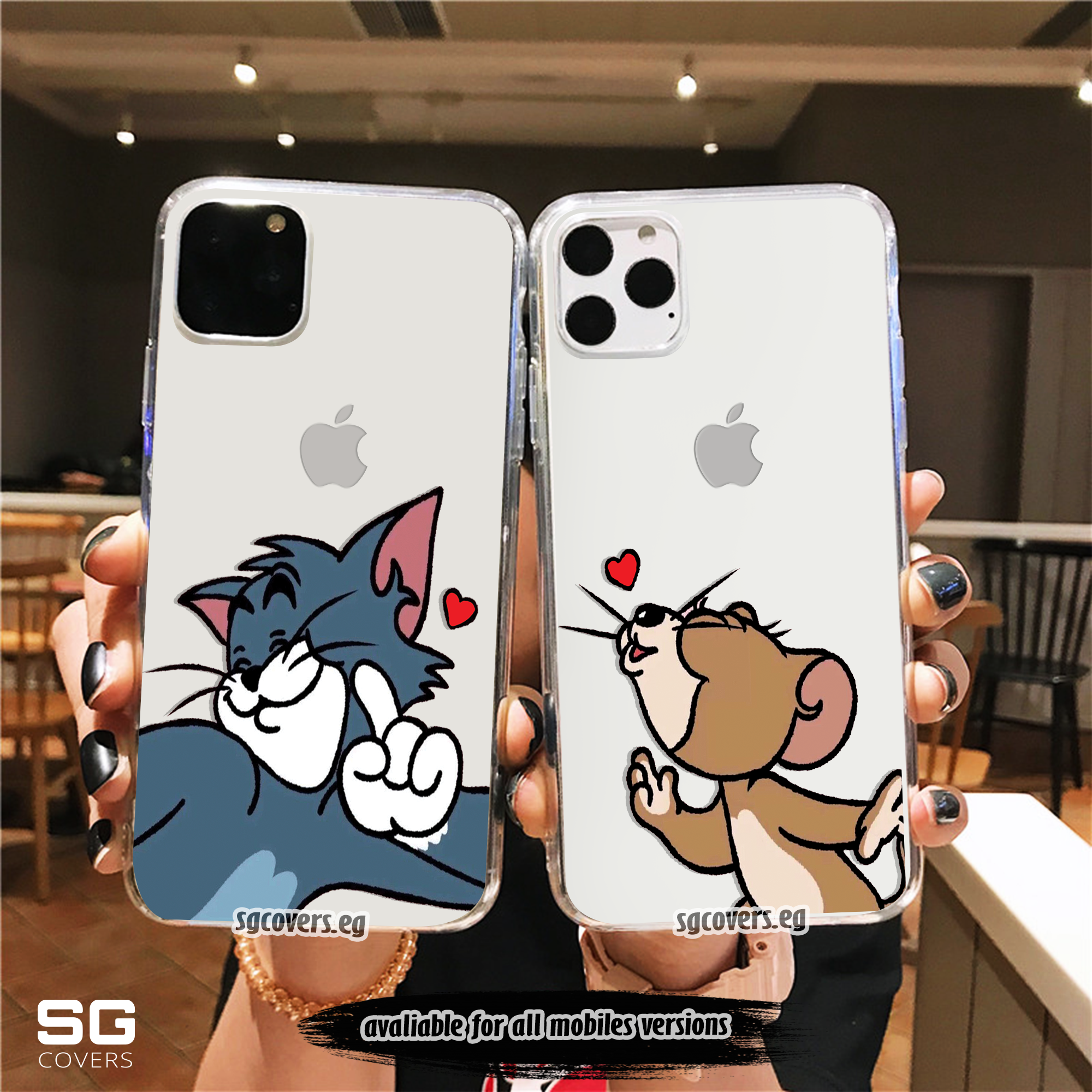Tom And Jerry Matching Phone Cases Tom And Jerry Couples Phone