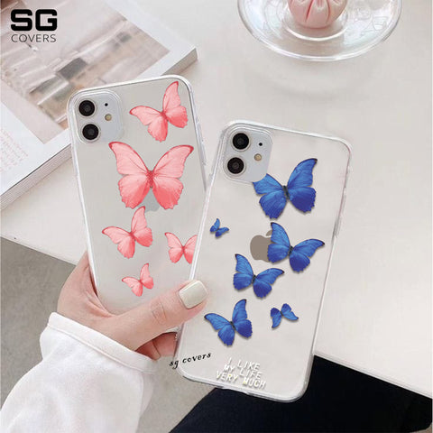 Butterfly Clear Phone Cover