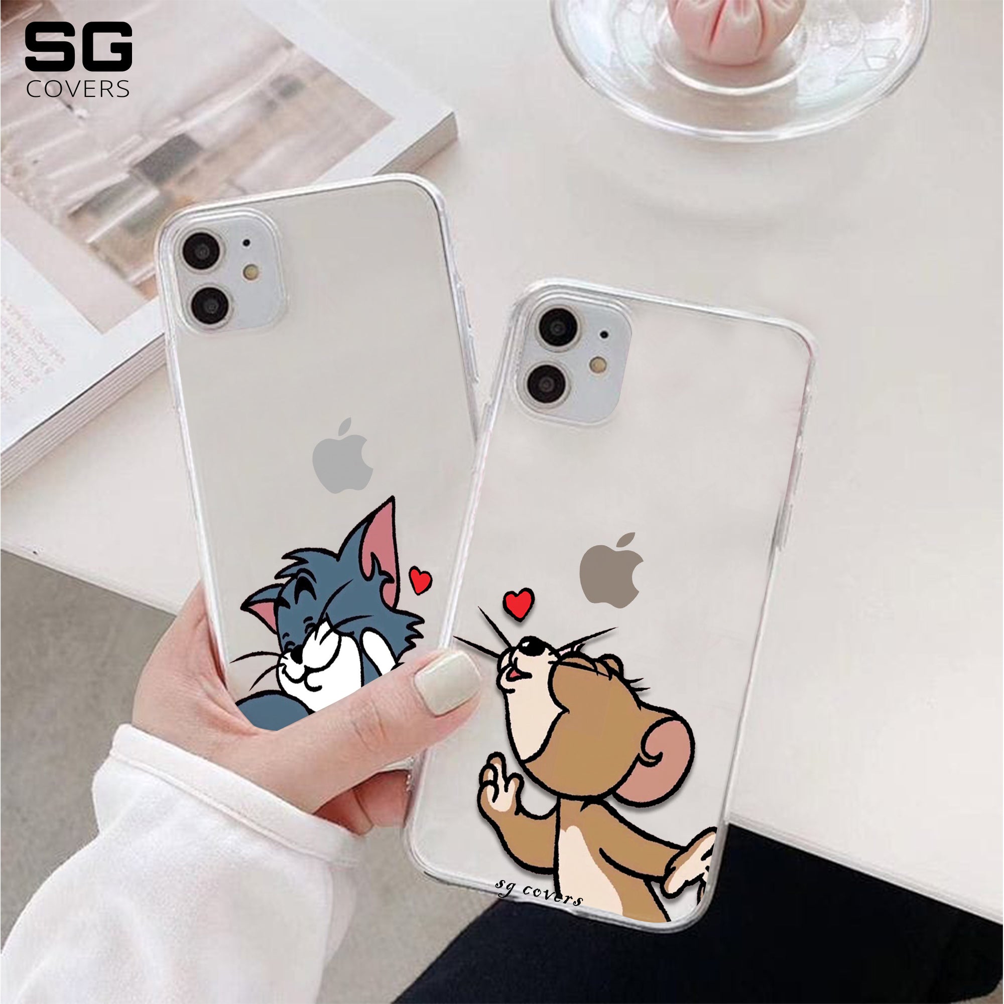 Tom And Jerry Clear Phone Cover