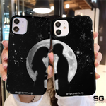 Split Moon Couples Phone Covers