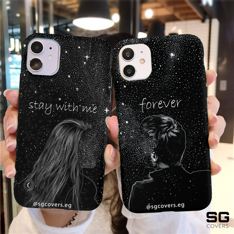 Stay With Me Forever Couples Phone Covers